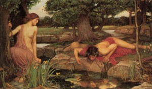 Eco y Narciso, pintura de John William Waterhouse (1903).